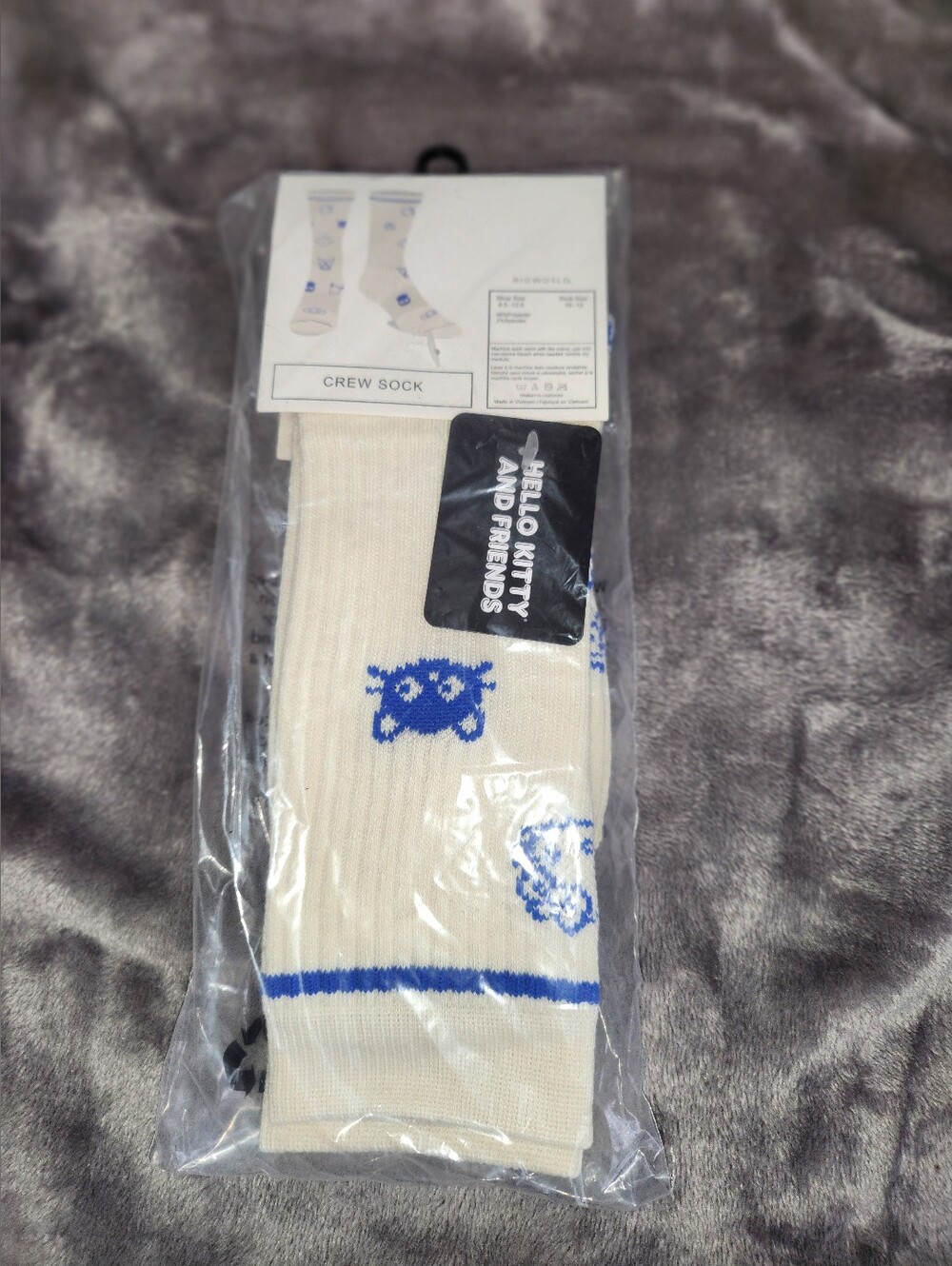 Hello Kitty and Friends crew socks Size: 10-13